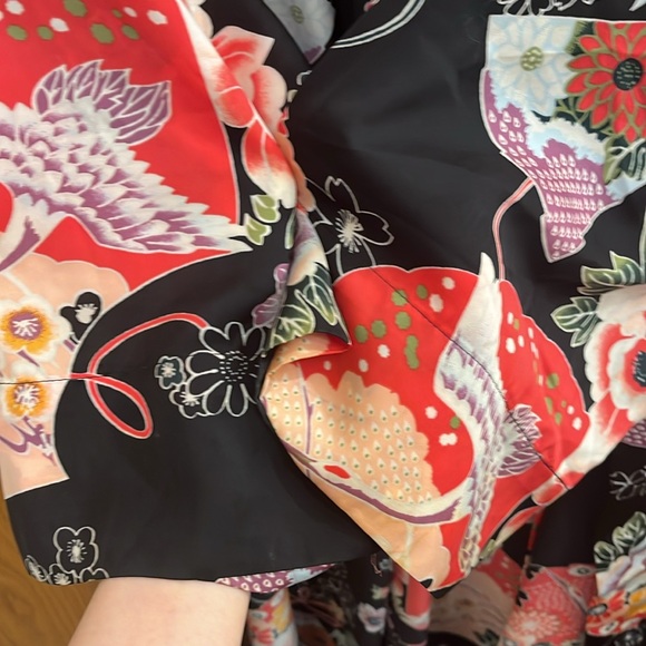 N Natori Crane Floret Robe - Picture 6 of 8